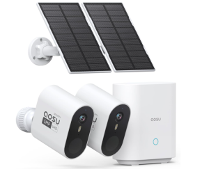 5MP Solar Security Cameras Wireless Outdoor