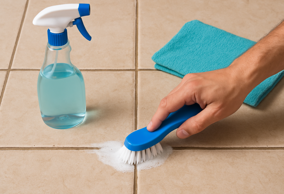 The Best Way to Clean Grout